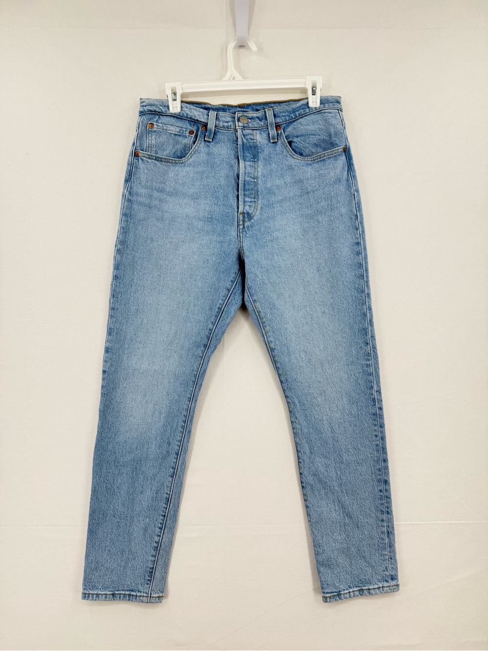 Levi’s Premium 501 Skinny Jeans Women’s W30 L28 Light Wash Blue Denim